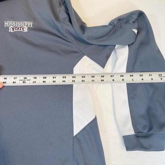 Adidas Climalite Polo Shirt Sz XL Mississippi State Softball Performance Wicking - Picture 11 of 13